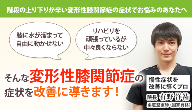 変形性膝関節症 札幌の整体 整骨院 円山公園駅すぐ 札幌円山このは整骨院